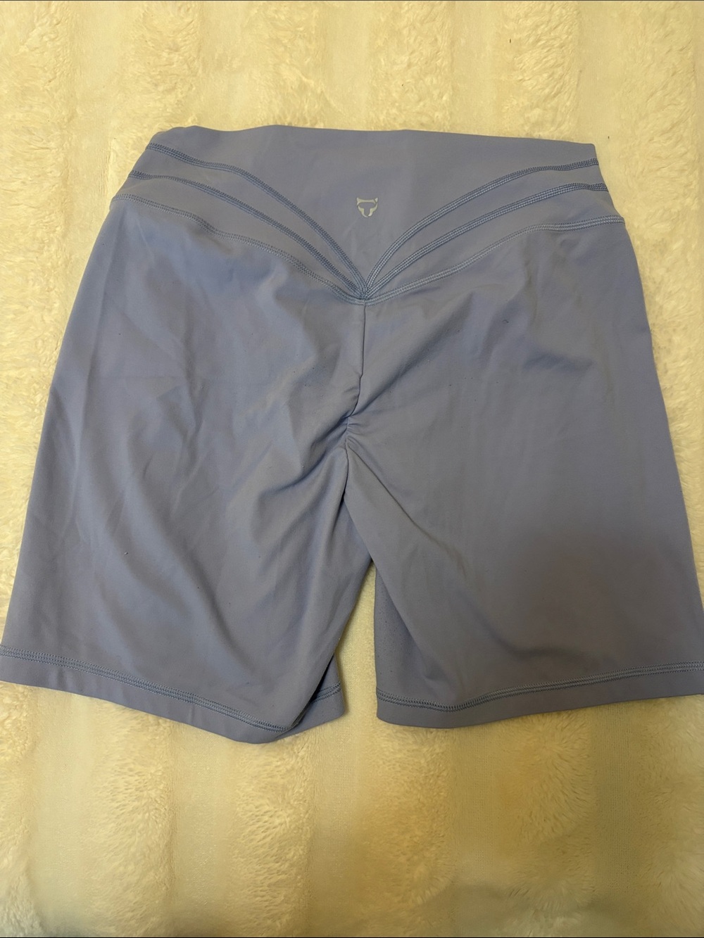 Women's Light Blue Active Bike Shorts